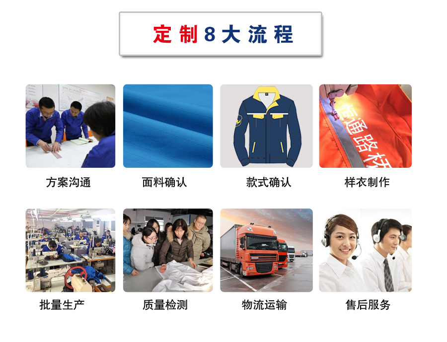 吴江秋季工作服定做流程