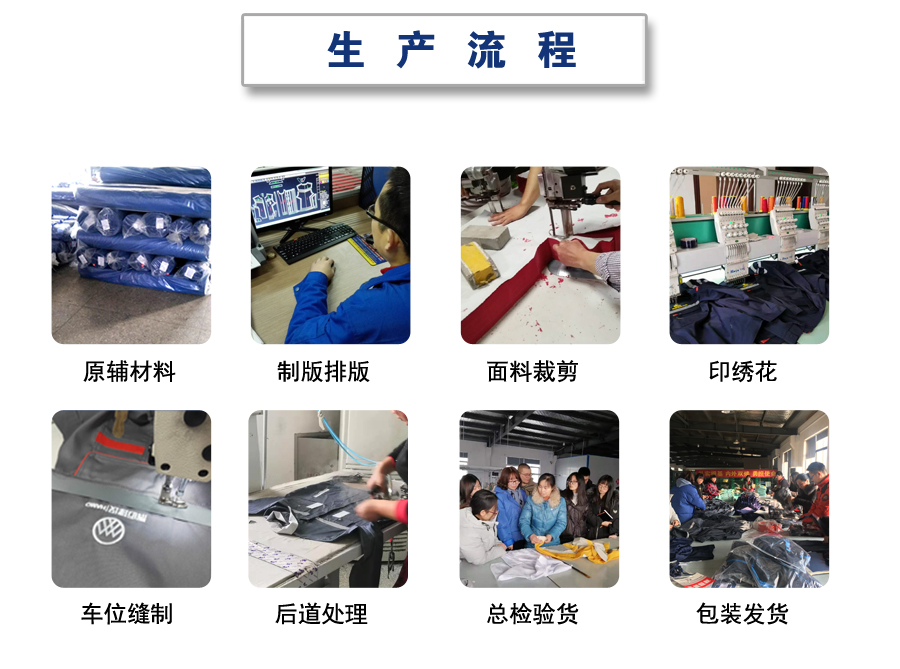 吴江秋季工作服生产流程